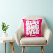 パーソナライズされた最高の母絞り染め クッション (椅子)