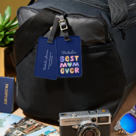 パーソナライズされた最高の母 ラゲッジタグ