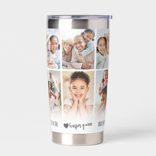 パーソナライズされた最高の母 保温保冷タンブラー (左面)