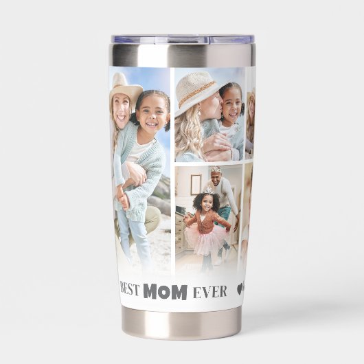 パーソナライズされた最高の母 保温保冷タンブラー (正面)