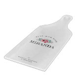 パーソナライズされた最高の母Ever Glass Chopping Board カッティングボード (角)