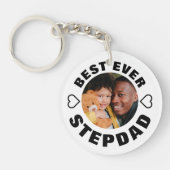 パーソナライズされた最高の父 | フォトキーチェーン キーホルダー (正面)