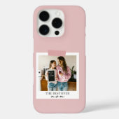 パーソナライズされた最高のEver Mom Photo Pink Case-Mate iPhoneケース (裏面)