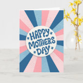 パーソナライズされた最高のEver Mothers Dayタイポグラフィ カード (黄色い花)