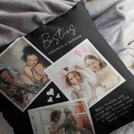 パーソナライズされた最高のFriend 3 Photo クッション