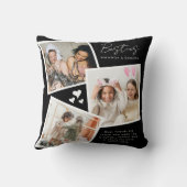 パーソナライズされた最高のFriend 3 Photo クッション (裏面)