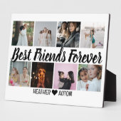パーソナライズされた最高のFriend Gift Photo Grid Collage フォトプラーク (側面)