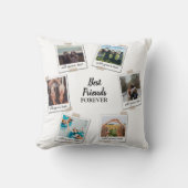 パーソナライズされた最高のFriends 6フォトカスタムコラージュ クッション (正面)