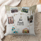 パーソナライズされた最高のFriends 6フォトカスタムコラージュ クッション (ブランケット)