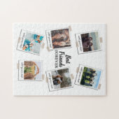 パーソナライズされた最高のFriends 6フォトカスタムコラージュ ジグソーパズル (横)