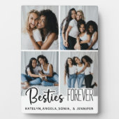 パーソナライズされた最高のFriends Forever 4 Photo Collage フォトプラーク (正面)