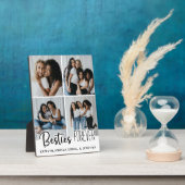 パーソナライズされた最高のFriends Forever 4 Photo Collage フォトプラーク (側面)