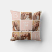 パーソナライズされた最高のFriends Forever 6 Photo Collage クッション (正面)