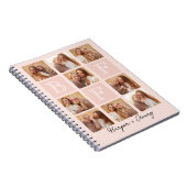 パーソナライズされた最高のFriends Forever 9 Photo Collage ノートブック (右側)