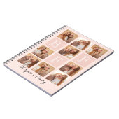 パーソナライズされた最高のFriends Forever 9 Photo Collage ノートブック (左側)