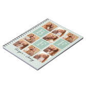 パーソナライズされた最高のFriends Forever 9 Photo Collage ノートブック (左側)