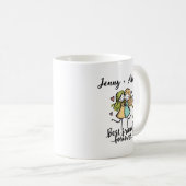 パーソナライズされた最高のFriends Forever Mug - BFF Gift コーヒーマグカップ (正面右)