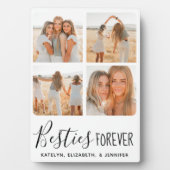 パーソナライズされた最高のFriends Forever Photo Collage フォトプラーク (正面)