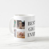 パーソナライズされた最高のGigi Ever Photo Mag コーヒーマグカップ (正面左)