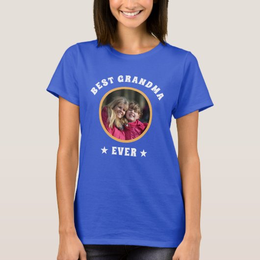 パーソナライズされた最高のGranda Everカスタム Family Photo Tシャツ (正面)