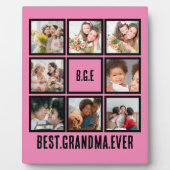 パーソナライズされた最高のGranda Ever 8 Photo Collage フォトプラーク (正面)