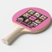 パーソナライズされた最高のGranda Ever 8 Photo Collage 卓球ラケット (正面アングル)