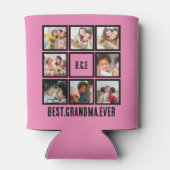 パーソナライズされた最高のGranda Ever 8 Photo Collage 缶クーラー (裏面)