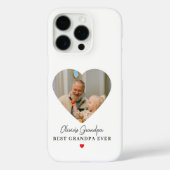 パーソナライズされた最高のGrandpa Ever Photo Gift Case-Mate iPhoneケース (裏面)