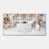 パーソナライズされた最高のMom写真 デスクマット (キーボード&マウス)