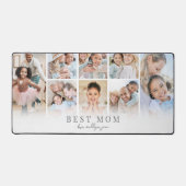 パーソナライズされた最高のMom写真 デスクマット (正面)