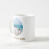 パーソナライズされた最高のMum Ever Mag撮影 コーヒーマグカップ (正面左)