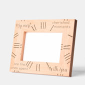 パーソナライズされた最高のTimes Clock Artwork レーザー彫刻フレーム (左)