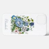 パーソナライズされた朝顔 ケース・メイト iPhoneケース Case-Mate iPhoneケース (裏面 (横))