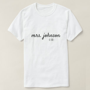 -パーソナライズされた未来のミセス・シャツ Tシャツ