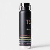 パーソナライズされた未来先生カラフルかわいい ウォーターボトル (正面)