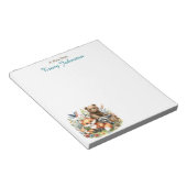 パーソナライズされた机から | クマとキツネ ノートパッド (アングル)