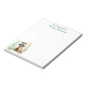 パーソナライズされた机から | ラクーン ノートパッド (回転)