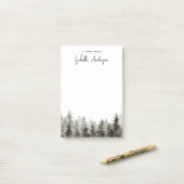 パーソナライズされた松素朴林 ポストイット (デスク上)