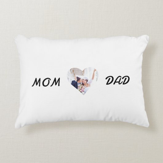 パーソナライズされた枕カスタム枕 アクセントクッション (正面)