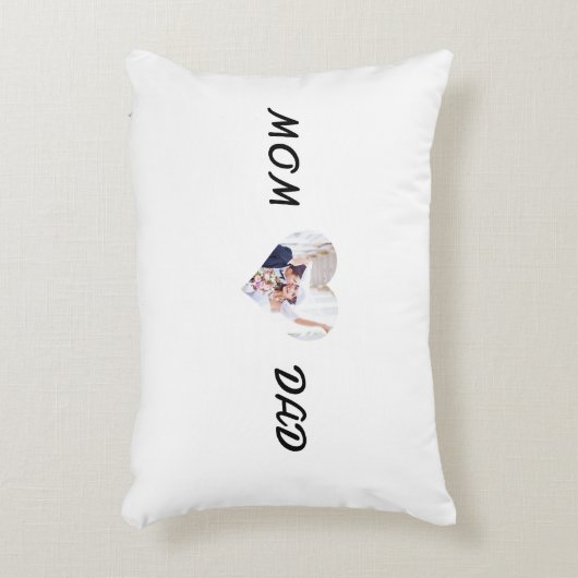 パーソナライズされた枕カスタム枕 アクセントクッション (正面(垂直))