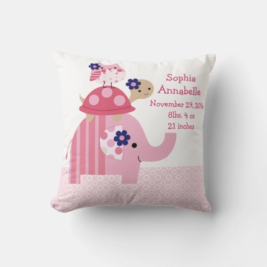 パーソナライズされた枕 クッション (正面)