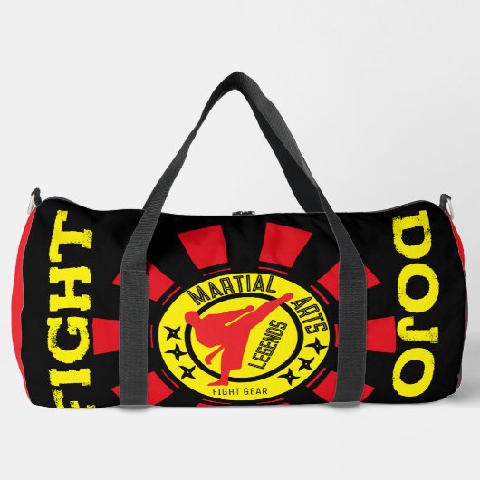 パーソナライズされた武術アーツジムダッフェルバッグ ダッフルバッグ (正面)