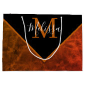 パーソナライズされた殺しパーソナライズされた ラージペーパーバッグ (裏面)