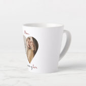 「パーソナライズされた母さん、あなたは私のヒーローである」ラテマグ カフェラテマグ (右アングル)