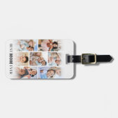 パーソナライズされた母の写真 ラゲッジタグ (正面横)