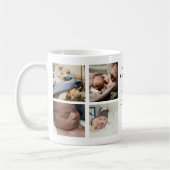 パーソナライズされた母の日フォトコラージュ コーヒーマグカップ (左)