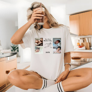 パーソナライズされた母の日フォトコラージュ Tシャツ