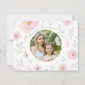 パーソナライズされた母の日 - パステル フラワー |  シーズンカード (正面)