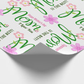 『パーソナライズされた母の日』誕生日 ラッピングペーパー (角)