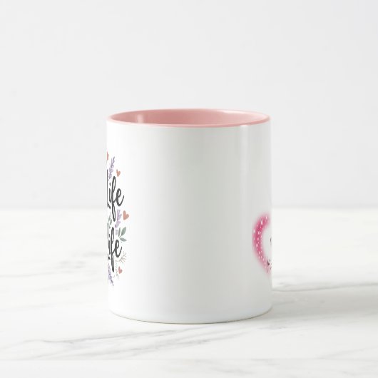 パーソナライズされた母の生最高の活 マグカップ (中央)